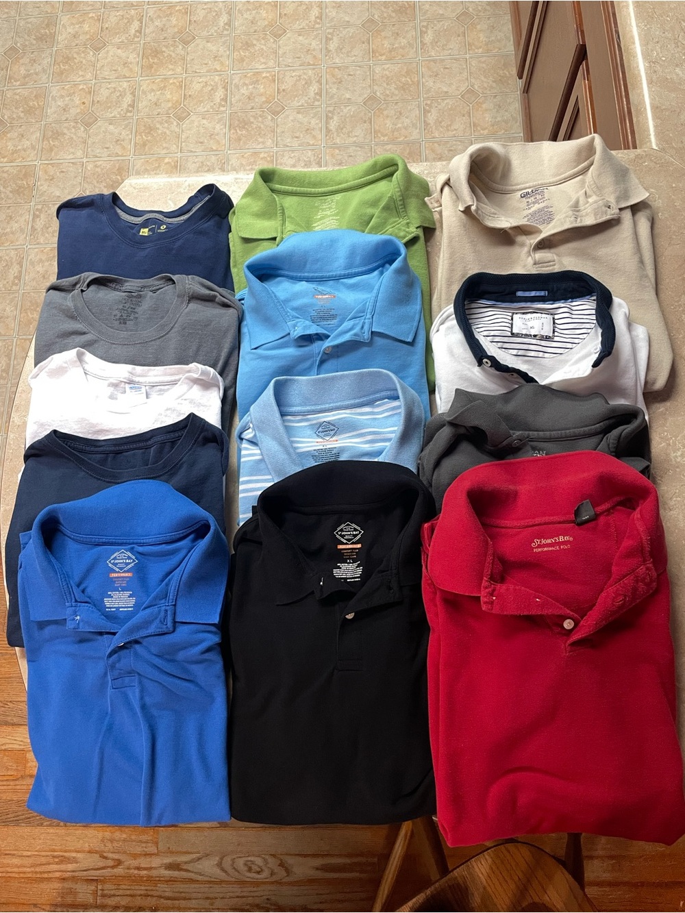 XL Mens Polos/ Dress shirts and T shirts